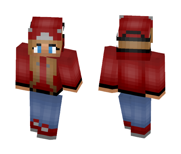 Download Free Totally Casual Girl Skin for Minecraft image 1 Totally Casual Girl - Girl Minecraft Skins - image 1