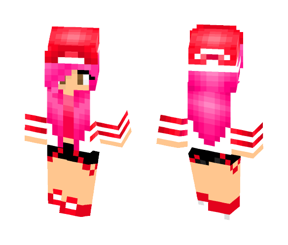 Heart Squad Skin - Female Minecraft Skins - image 1