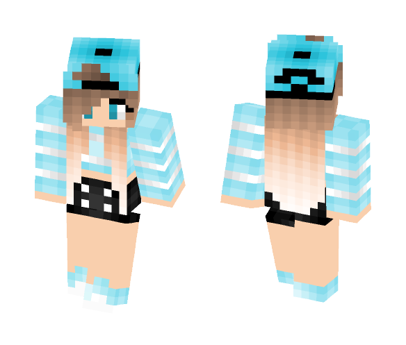 Skater Girl - Girl Minecraft Skins - image 1