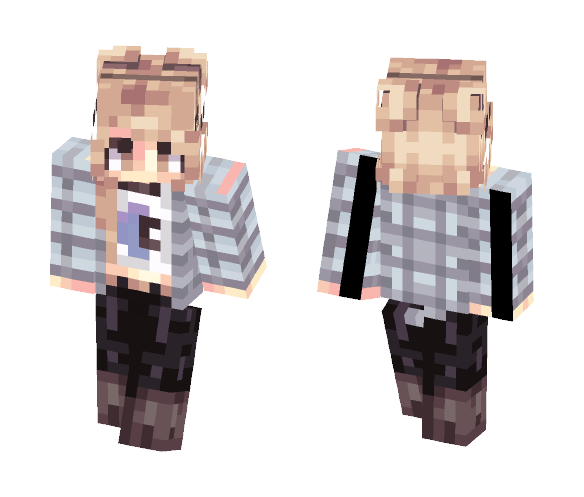 Cloudy skies - Female Minecraft Skins - image 1