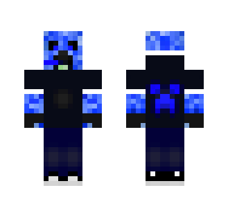 Blue creeper hoodie