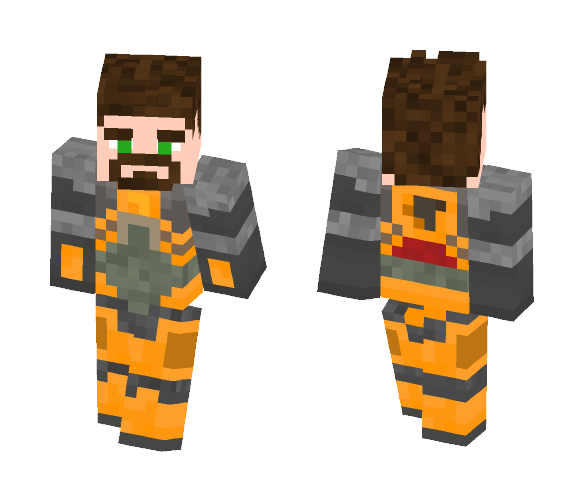 Gordon Freeman (HEV mark 5) - Male Minecraft Skins - image 1