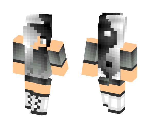 Good And Bad Girl - Girl Minecraft Skins - image 1
