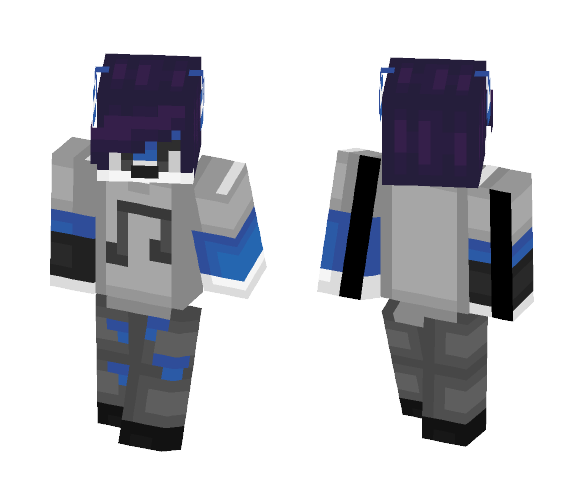 Wyatt (Fursona) // New shading - Male Minecraft Skins - image 1