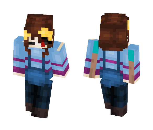 Flowerswap Frisk - Female Minecraft Skins - image 1