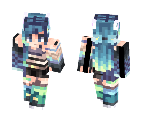 Stay (ST) - Female Minecraft Skins - image 1