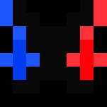 Blue and red Enderman - Male Minecraft Skins - image 3