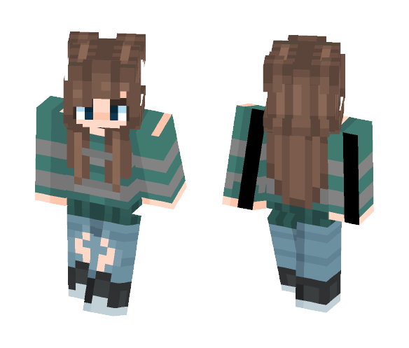 Download Free My friend caitlyn o3o Skin for Minecraft image 1 My friend caitlyn o3o - Female Minecraft Skins - image 1