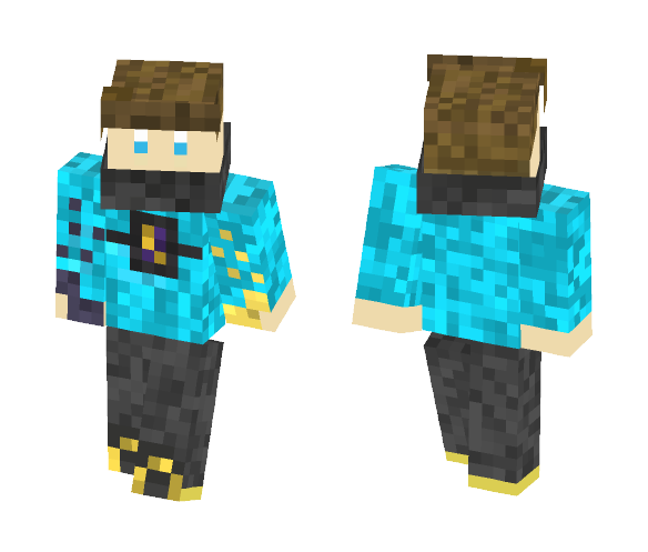 Amethyst VS Lightning - Male Minecraft Skins - image 1