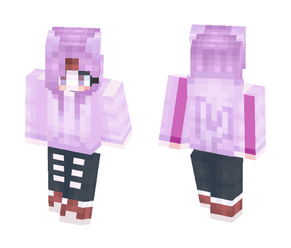 ⋆ Espeon Hoodie ⋆ - Female Minecraft Skins - image 1