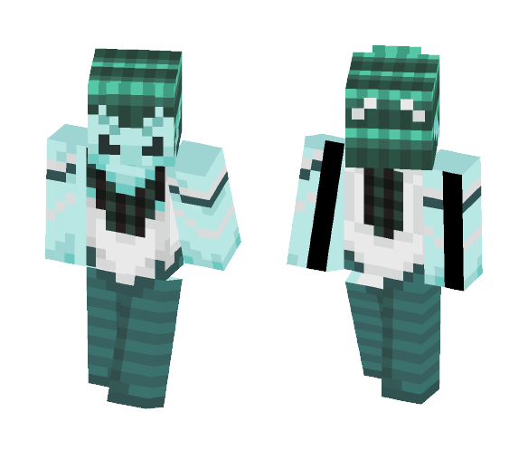 Download Free Female Alien Skin for Minecraft image 1 Female Alien - Female Minecraft Skins - image 1