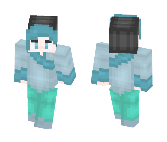 Aqua - Male Minecraft Skins - image 1