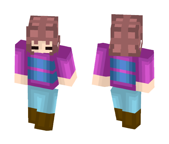 Underscramble: frisk - Female Minecraft Skins - image 1