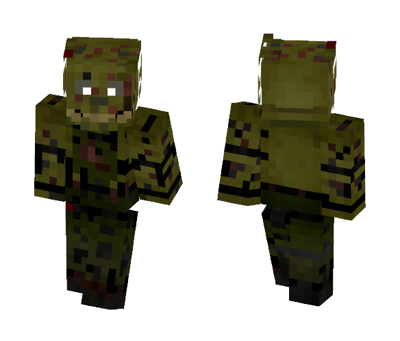 Springtrap (V4.6) [FNaF 3] - Male Minecraft Skins - image 1