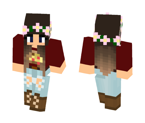 Tropicalcort Pizza - Female Minecraft Skins - image 1