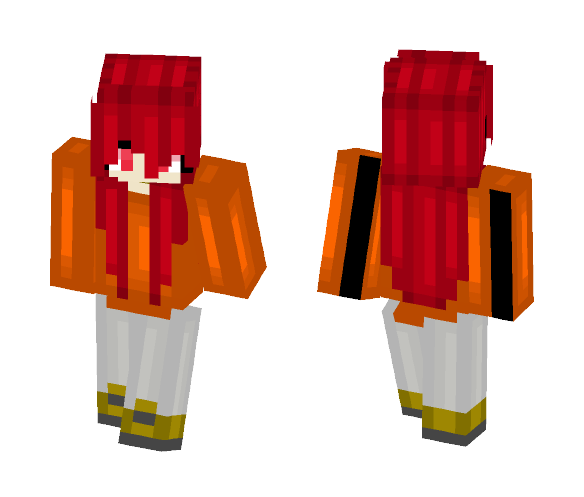 Fiery Fury - Female Minecraft Skins - image 1