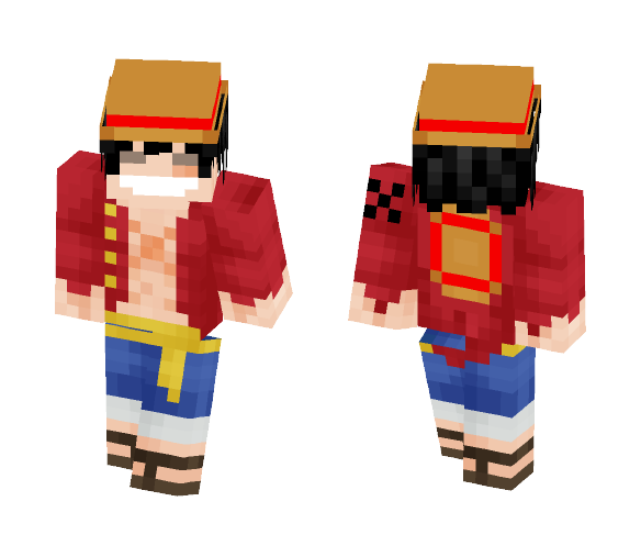 Monkey D. Luffy (One Piece) - Male Minecraft Skins - image 1