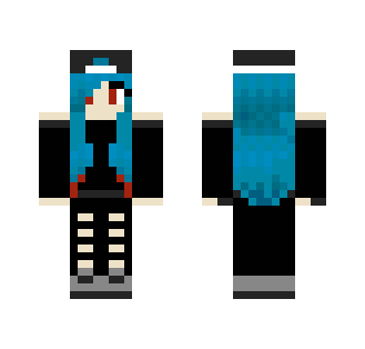 Blue Haired Emo Girl...