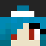 Blue Haired Emo Girl... - Color Haired Girls Minecraft Skins - image 3