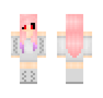 Pink Haired Ghoul Girl/First Skin!