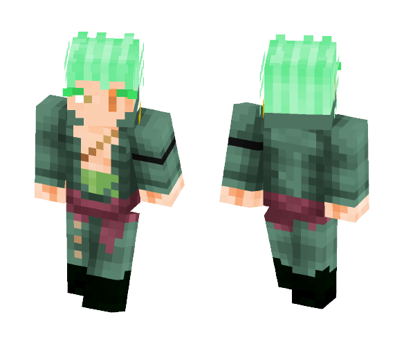 Zoro Roronoa (One Piece) - Male Minecraft Skins - image 1