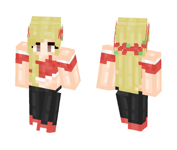 Rosey Paradise - Female Minecraft Skins - image 1