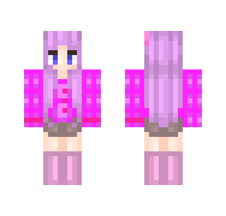 Purple Haired Anime Girl
