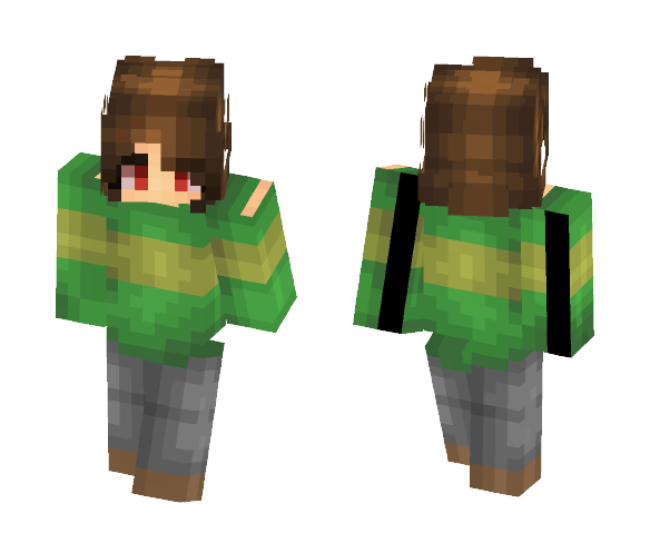 |Asiryne| Chara Undertale - Female Minecraft Skins - image 1