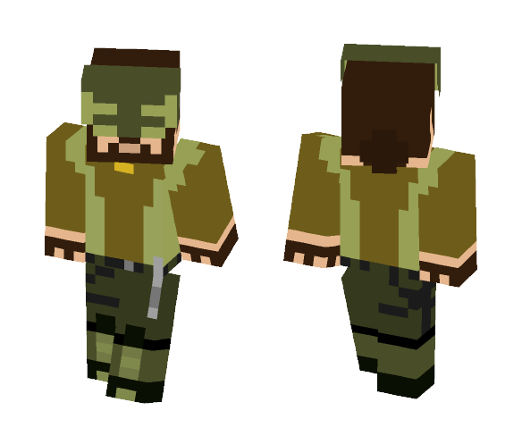 Kanan Jarrus (Blind) - Male Minecraft Skins - image 1