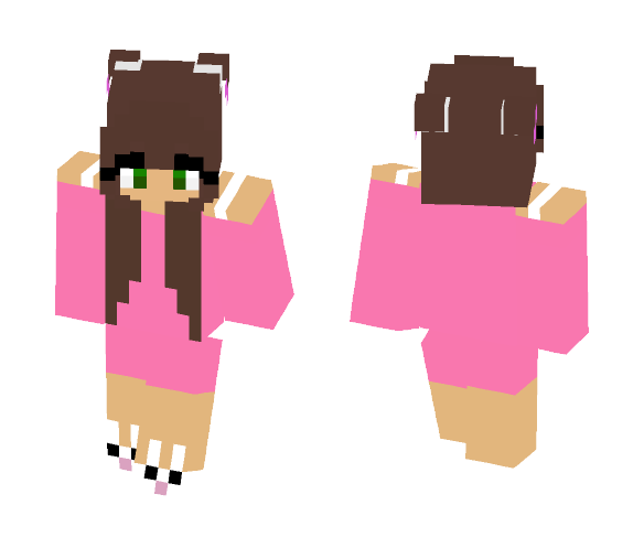 ❤Super Cute Girl❤||#Adorable - Cute Girls Minecraft Skins - image 1
