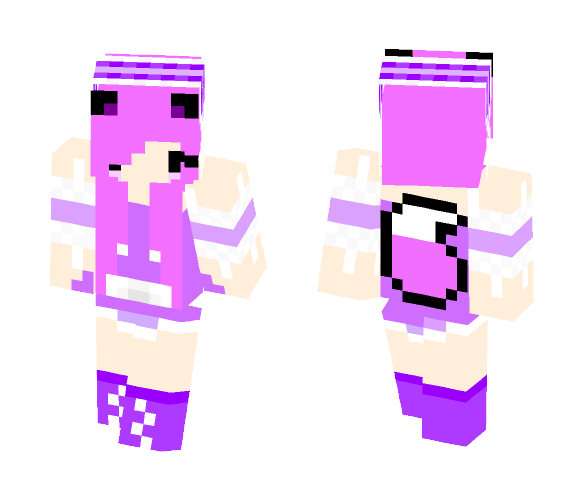 Download Free ❤Cute Wolf Maid❤||KAWAII Skin for Minecraft image 1 ❤Cute Wolf Maid❤||KAWAII - Kawaii Minecraft Skins - image 1