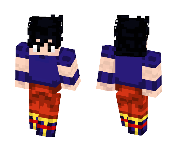 Goku DBZ Pack Base - Male Minecraft Skins - image 1