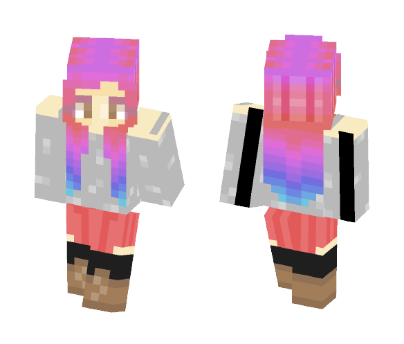 Download Free Tumblr Girl Skin for Minecraft image 1 Tumblr Girl - Girl Minecraft Skins - image 1