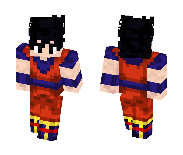 Happy Goku - Male Minecraft Skins - image 1