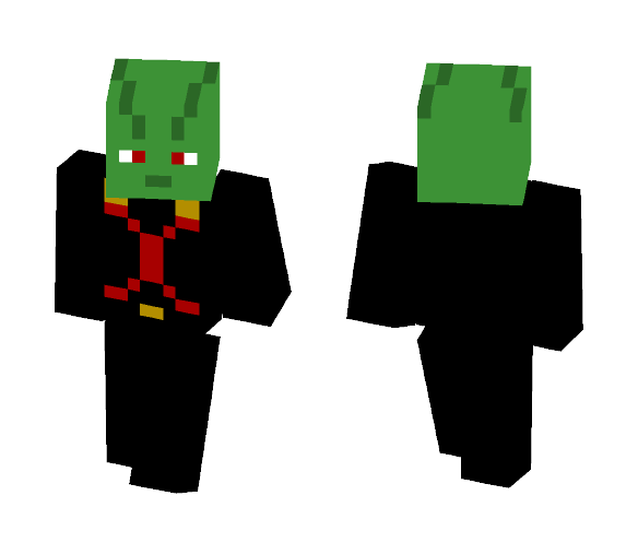 Martian Manhunter: CW - MrFlameYT - Male Minecraft Skins - image 1