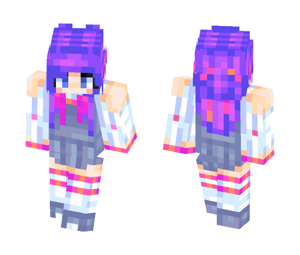 Download Free wow thats a lot of ribbons Skin for Minecraft image 1 wow thats a lot of ribbons - Female Minecraft Skins - image 1