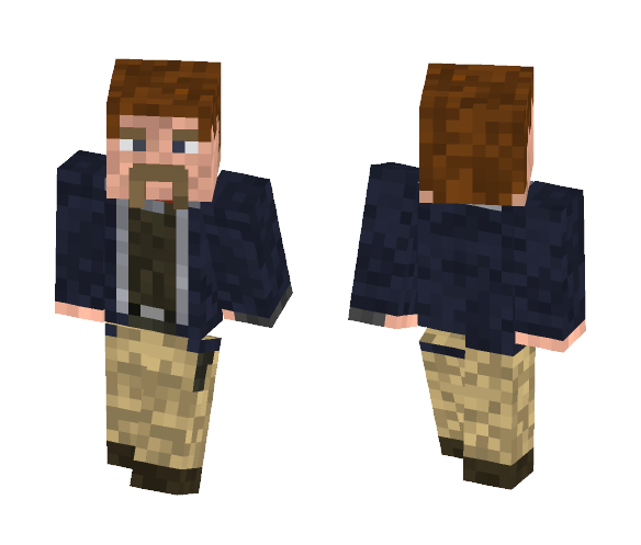 Abraham Skin The Walking dead - Male Minecraft Skins - image 1