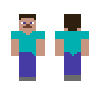 Simple Steve - Male Minecraft Skins - image 2