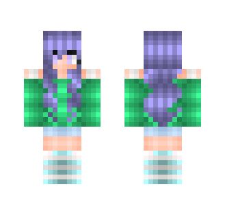 Purple Haired Anime Girl
