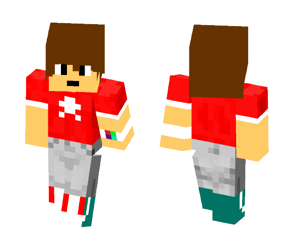 Nate From Yo-Kai Watch - Male Minecraft Skins - image 1