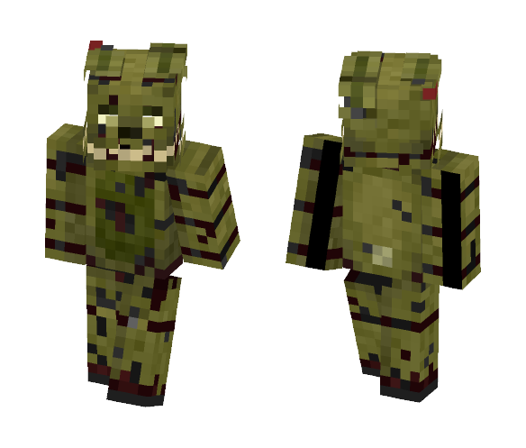 SpringTrap - FNaF 3 - Male Minecraft Skins - image 1