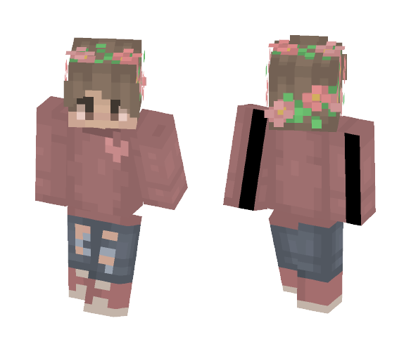 Download Free love // popreel Skin for Minecraft image 1 love // popreel - Male Minecraft Skins - image 1