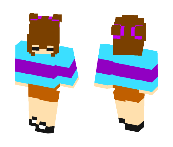 ❤️️Frisk❤️️||Not Physco - Female Minecraft Skins - image 1