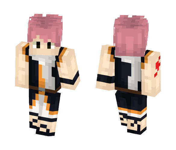 FairyTail ➢ Natsu Dragneel - Male Minecraft Skins - image 1
