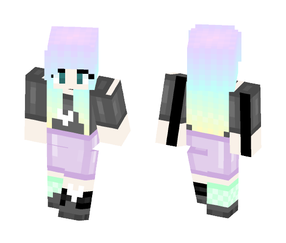 Pastel Colors - Female Minecraft Skins - image 1