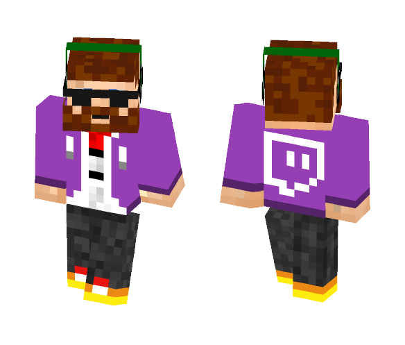 twitch man - Male Minecraft Skins - image 1