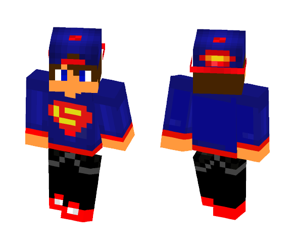 Download Free Súper boy Skin for Minecraft image 1 Súper boy - Boy Minecraft Skins - image 1
