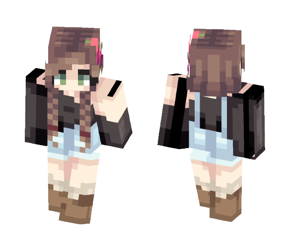 Download Free Wandering Heavens // Darling fusch Skin for Minecraft image 1 Wandering Heavens // Darling fusch - Female Minecraft Skins - image 1