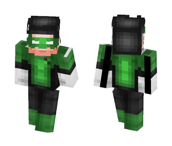 Green Lantern Variant [Kyle Rayner] - Comics Minecraft Skins - image 1
