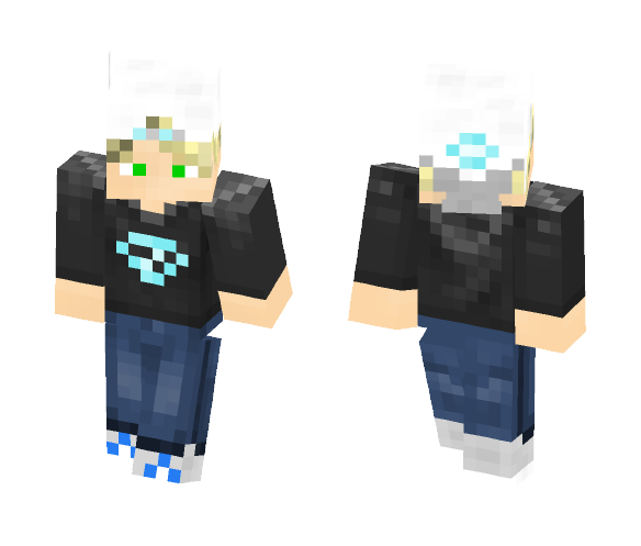 Diamond snap back - Male Minecraft Skins - image 1